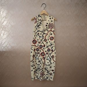 Alice + Olivia Jacki Sleeveless Floral Embroidered Dress Sold Out $695 size 12